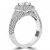 2.02 ct Ladies Round Cut Diamond Engagement Ring in 14 kt White Gold 2.02 ct Ladies Round Cut Diamond Engagement Ring in 14 kt White Gold